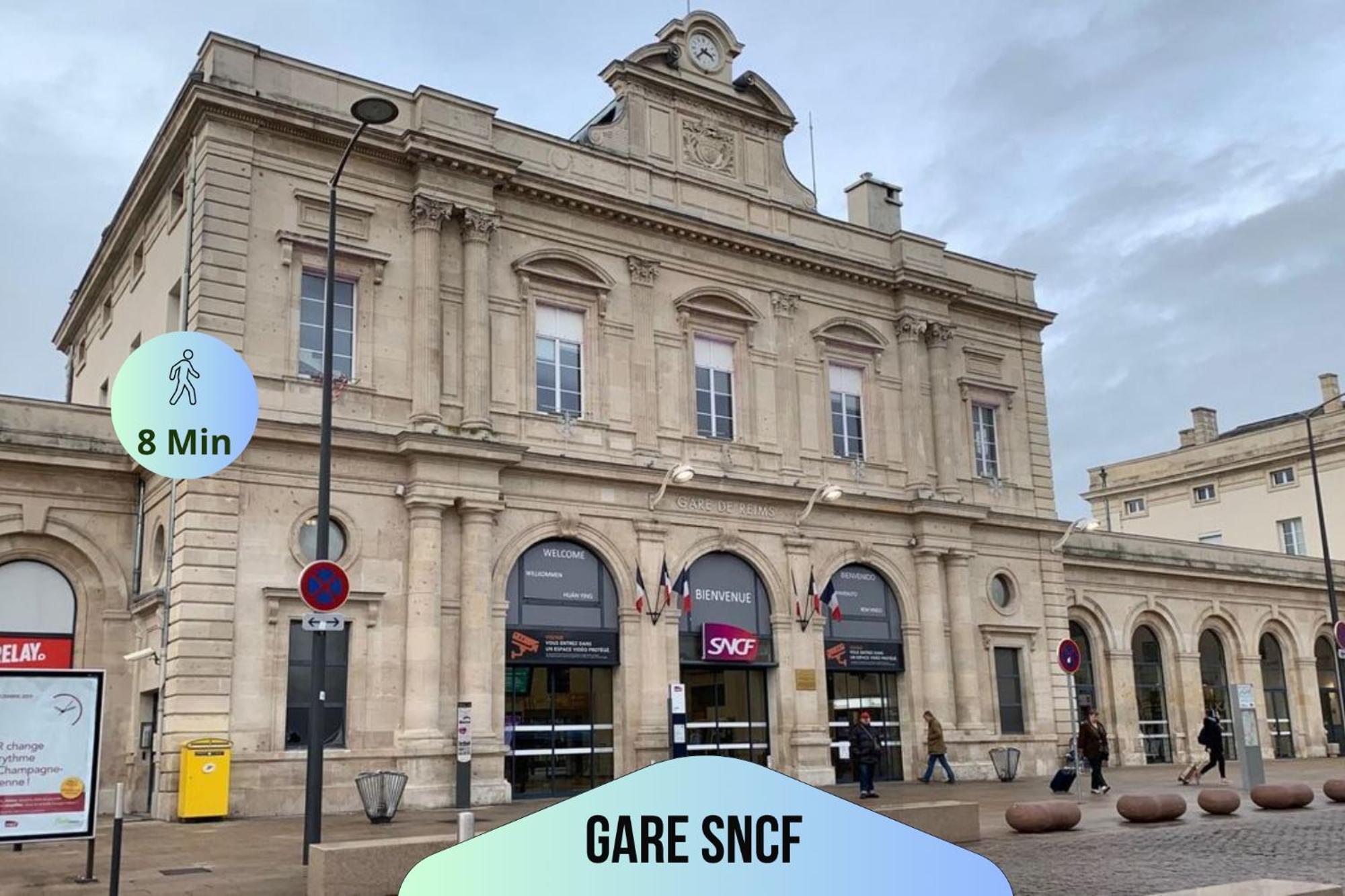 Passage Secret - Ideal Pro, Couples, Familles & Amis - Le Calme En Hypercentre - Wifi Haut Debit - Netflix - Machine A Laver - Gare, Cathedrale, Commerces, Restaurants & Transports En Commun A Moins De 10 Minutes A Pied Reims Zewnętrze zdjęcie