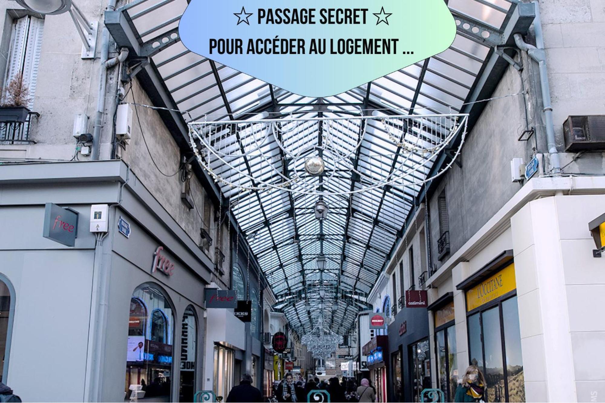 Passage Secret - Ideal Pro, Couples, Familles & Amis - Le Calme En Hypercentre - Wifi Haut Debit - Netflix - Machine A Laver - Gare, Cathedrale, Commerces, Restaurants & Transports En Commun A Moins De 10 Minutes A Pied Reims Zewnętrze zdjęcie